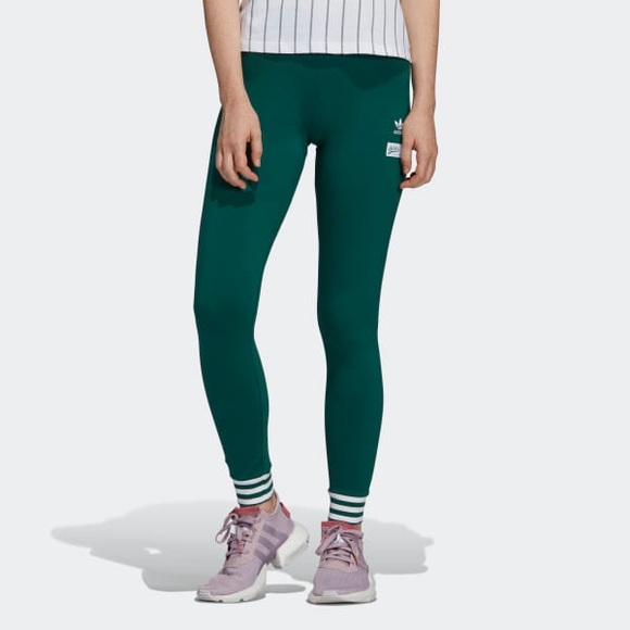 adidas collegiate green leggings